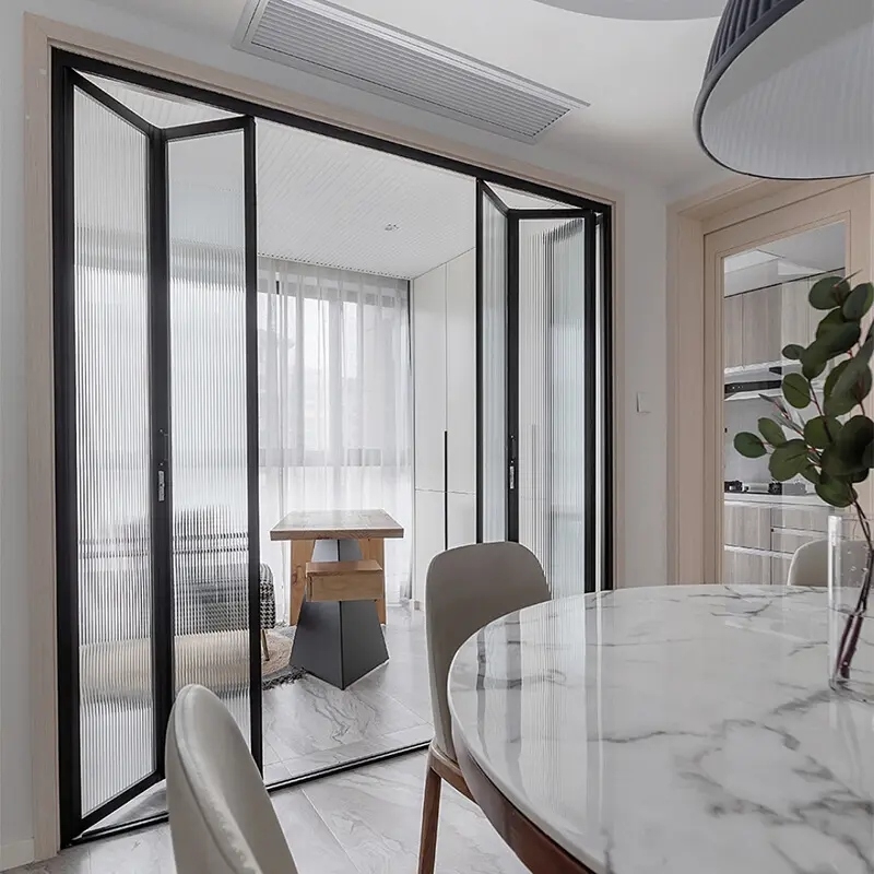 Modern kitchen with seamless profile shutters