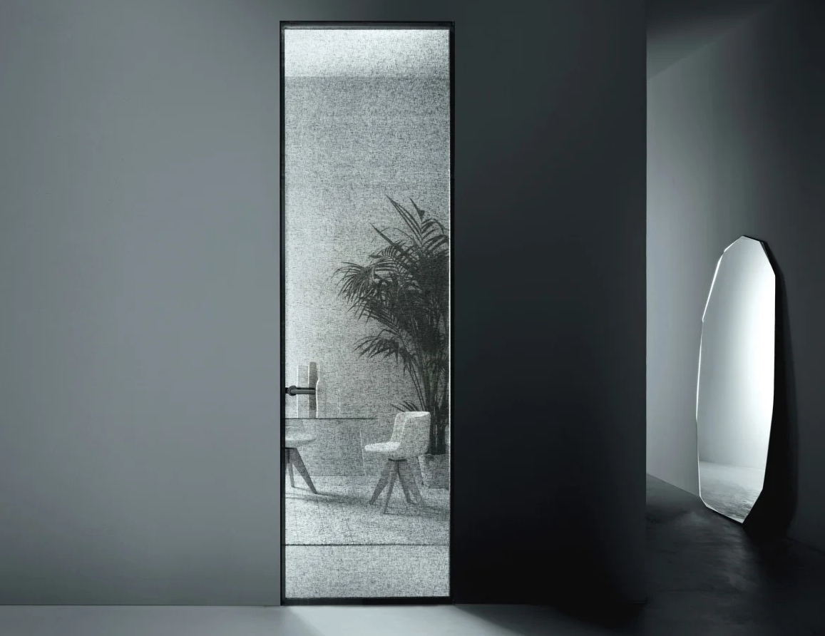 Modern kitchen with seamless profile shutters